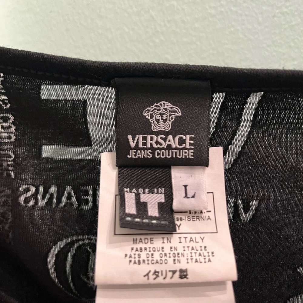 Versace Jeans Couture black top - L - Picture 7 of 8